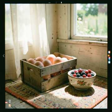 Cozy Farm Morning cozy game, farming, ukulele, glockenspiel